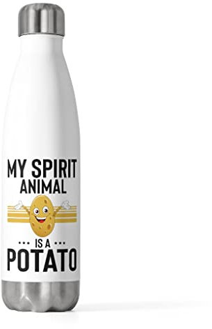 Bottiglia isolata da 20 once umoristico Yam Spud Tater radice vegetale Earthapple Appassionato di rapa esilarante 20 once