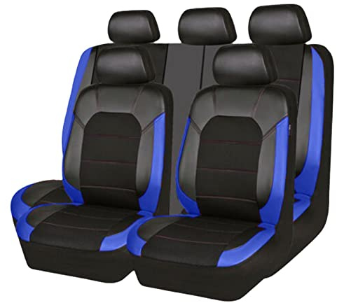 Luckxing Auto-Sitzbezug Komplettset, Schonbezüge-Auto Komplettset, 2 Vordersitzbezüge, 1 Rücksitzbezug, PKW-Sitzbezüge Sitzbezügesets Autositzbezüge Auto Schonbezüge Sitzbezüge Kunstleder Sitzbezüge