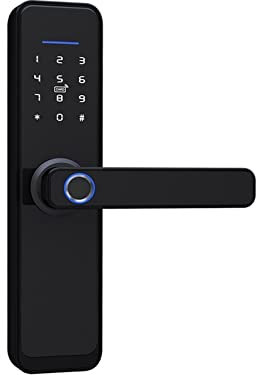 ADITAM Tuya Zigbee Alexa Voice Control Door Lock Intelligent Security Lock Encryption with Keys IC Cards Smart Life Control (Color : 5050 160mm) Double The Comfort