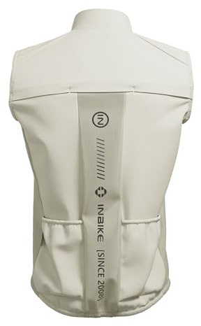 INBIKE Gilet de Cyclisme pour Homme Femme Veste de Cyclisme Sans Manches Coupe-vent Légère Gilet de Sport Respirant Imperméable Protection UV(GN_XXL)