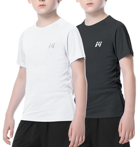 MEETWEE Pojkar Rash Guard Kortärmad Barn Simning Skjorta UV-skydd UPF 50