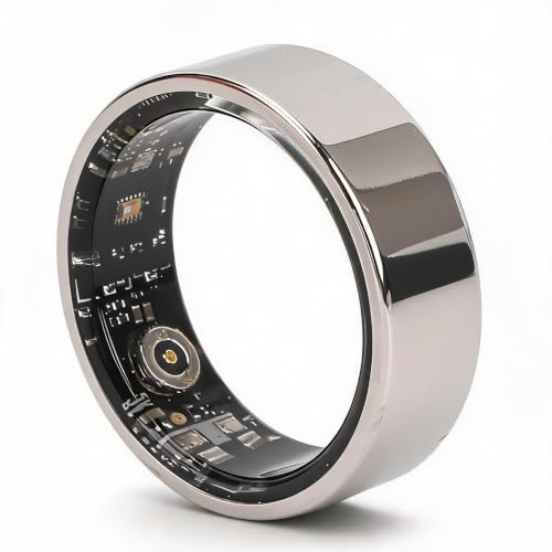 Smart Ring Health Tracker, Waterproof Bluetooth Fitness Ring, IP68 Sports Smart Ring for Sleeping Fitness Tracking