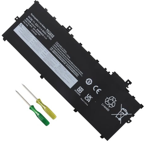 Glaxcidy 01AV430 01AV429 Laptop Battery for Lenovo ThinkPad X1 Carbon 5th Gen 2017 6th Gen 2018 G6 20KH006MGE Series, 01AV431 01AV494 SB10K97587 SB10K97588 SB10K97586 [11.52V/57Wh]