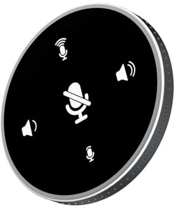 FUNOMOCYA USB Konferenzmikrofon Omnidirektionales Desktop-mikrofon Für Video Und Audioanrufe Für Online-Meetings Gaming Und Langlebig Und Praktisch