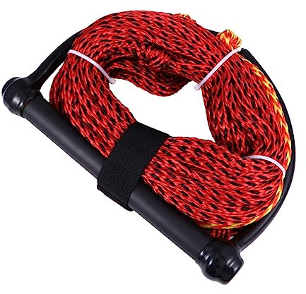 HONMEET Schleppbares Wassersportseil Wasserskiseil Mit Griff Für Wakeboard-kneeboards Robustes Seil Mit Komfortablem Griff Für Lange Fahrten