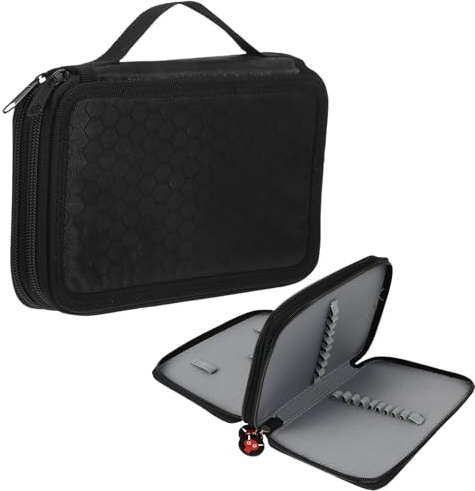 Beavorty Nail Art Kit Storage Bag Manicure Tool Organizer with Large Capacity Lightweight Portable Case for Home and Salon Use