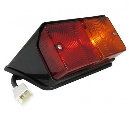 Générique Feu Arrière Droit 3 Fonctions Stop, Position, Clignotant Homologué E37 Feu Pour Tracteur Vehicule Agricole Compatible avec Case IH Fiat New Holland 81844440, D3NN13404C