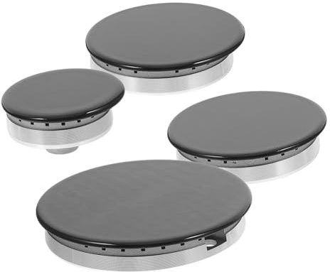 Tofficu Juego De Cabezal De Quemador De Gas Para Cocina, Repuesto Metálico, Pack De 1 Unidad, Compatible Estufas Domésticas, Distribución Uniforme De Llama Para Cocción