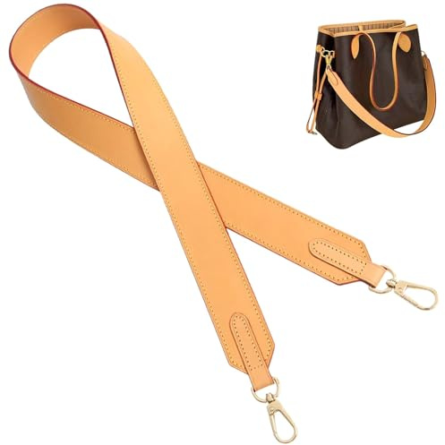 jiesinlov Vachetta Lederriemen Ersatztasche Schultergurt für Neverful Tote Handtasche