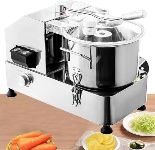 Robot da cucina elettrico, tritacarne professionale, tritatutto in acciaio inox per verdure, frutta e cereali,12L