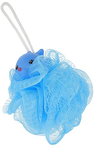 MUCKLILY Pelota De Baño Con Forma De Figura Estropajo De Baño Bola De Ducha Dibujos Animados Exfoliante Corporal Estropajo De Ducha Exfoliante