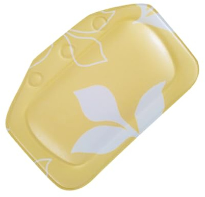 OUNONA Nackenkissen Komfortabel und Stabil aus Weichem PVC mit Saugnäpfen Badewannenkissen Ergonomisches Kopfstützkissen für Entspannende Badewannenmomente