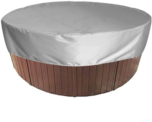 Bâche de protection ronde pour piscine hors sol, réduit l'évaporation de l'eau, améliore le chauffage solaire, matériau de construction (230 x 200 cm)