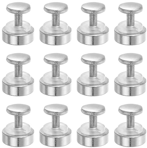 PATIKIL 12 Piezas Tornillos Separadores M4x0.7 Plateado 15mm