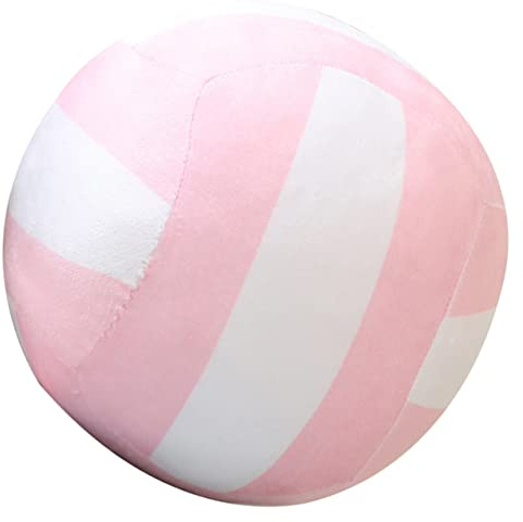 Milisten Plüsch Volleyball Kuscheltier Durchmesser Weiches Sportspielzeug mit Baumwollfüllung für Mädchen Geburtstagsgeschenk und Dekoration im Kinderzimmer