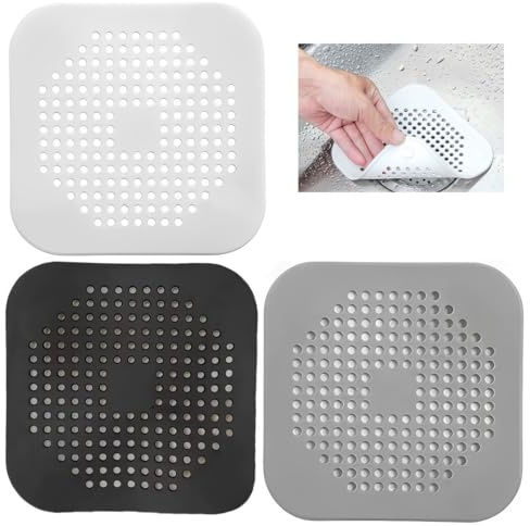 JYNXOR 3 Pcs Tapa Desagüe Ducha De Silicona, Tapa Desague Terraza, Tapa Desagüe Antiolores, Tapon Ducha Olores, Cucarachas Desagües, Filtro Desague Ducha para Bloquear Cucarachas Desagües Et Olor