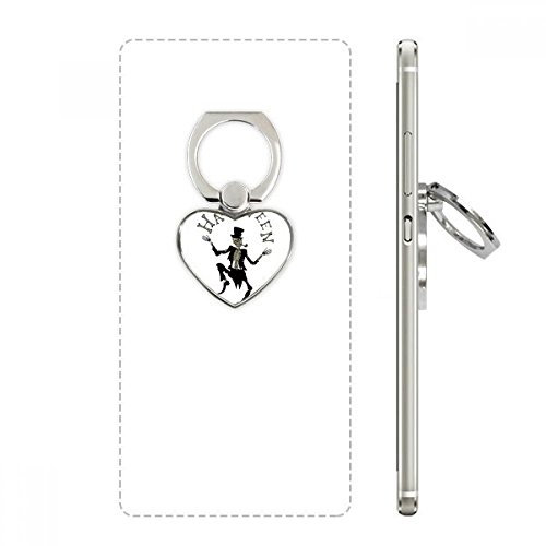 DIYthinker Halloween Ghost Fear Skull Heart Cell Phone Ring Stand Holder Bracket Universal Support Gift