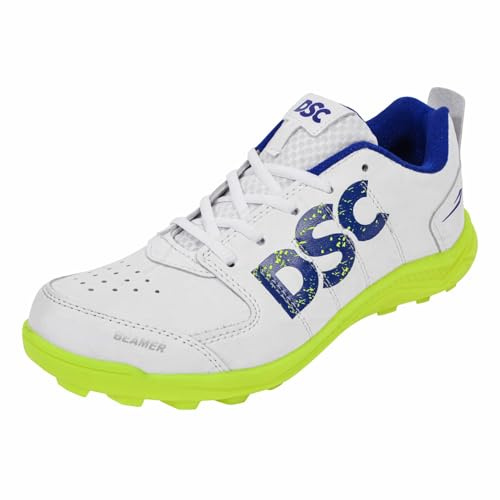 DSC Beamer Cricket Shoes for Men & Boys | Lightweight Cricket Footwear | PVC Upper | Superior Cushioning & Breathability Size: 6 UK