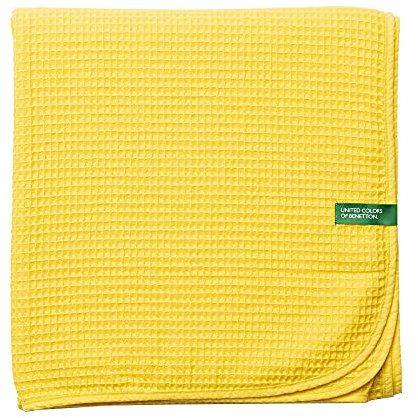 Manta 140X190cm 200GSM 100% algodón marrón tevere Benetton