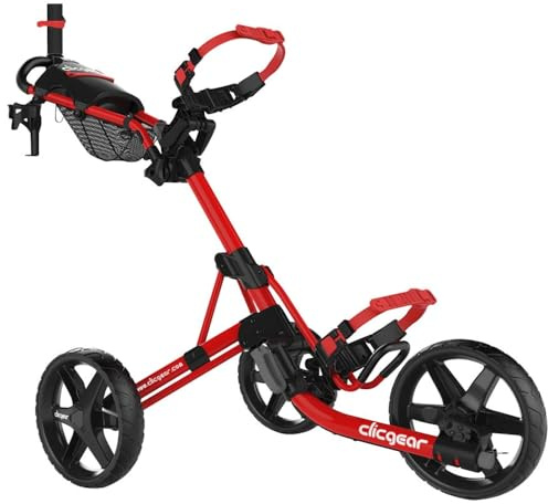 Clicgear 4.0 Carrito De Golf Manual Negro/Rojo
