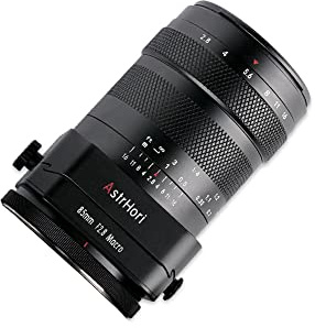 AstrHori 85 mm F2,8 Vollformat-Makroobjektiv neigbar und mittleres Teleobjektiv manuelles Kameraobjektiv kompatibel mit Fuji X-Mount-Kameras