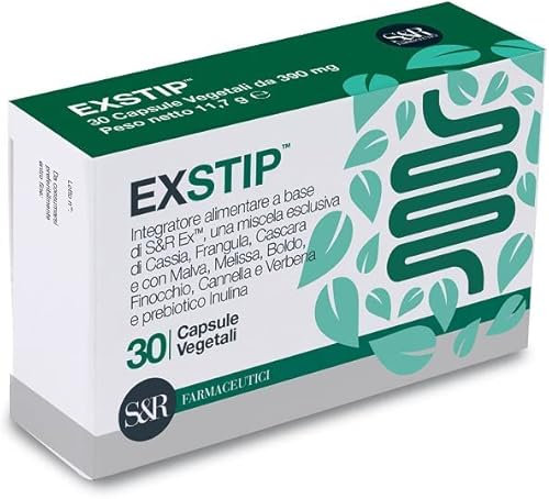 S&R Farmaceutici | EXSTIP - Soluzione naturale per la regolarità intestinale, 30 Capsule Vegetali