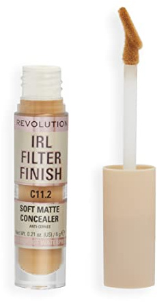 Makeup Revolution IRL Concealer Filter Finish – mittlere oder vollständige Abdeckung – C11.2 – 6 g
