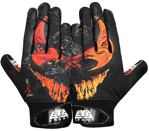 Exotic American Football Vone Gloves for Mens (Small)
