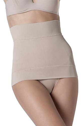 SLIMCELL Shapewear Damen Bauchweg Nahtlose Anti Cellulite – Figurformende Unterwäsche Für Flachen Bauch, Miederhose Damen Stark Formend, Bauchbinde Ohne Slip, Bequem & Unsichtbar - Made in Italy