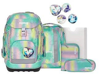 ergobag Schulranzen-Set Maxi Set ZauBärwelt - Mint