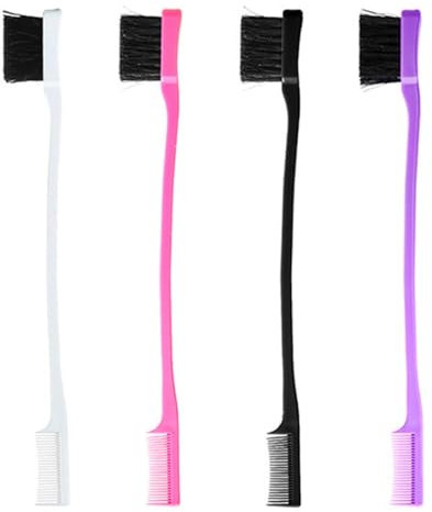 Confezione Da 4 Pennelli Per Sopracciglia A Doppia Faccia, Pennelli Per Trucco, Pennelli Portatili, Strumenti Per Trucco, Riutilizzabili