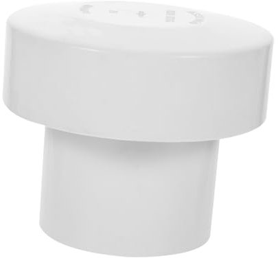 Mikikit Portable Pvc Air Admittance Valve Drainage Rain Cap Ducting Adapter Leak
