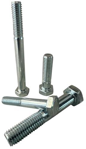 Sechskantschraube DIN 931 10.9, M12, galv. verzinkt, Länge 45-200 mm (Stückzahl wählbar) (25, M 12 x 55 mm)