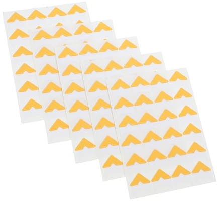LIFKOME 120 Stück Goldene Selbstklebende Fotoecken für Scrapbooking DIY Fotoalbum Journal und Bildmontage Stilvolle Fotoeckenaufkleber für Kreative Alben und Erinnerungen