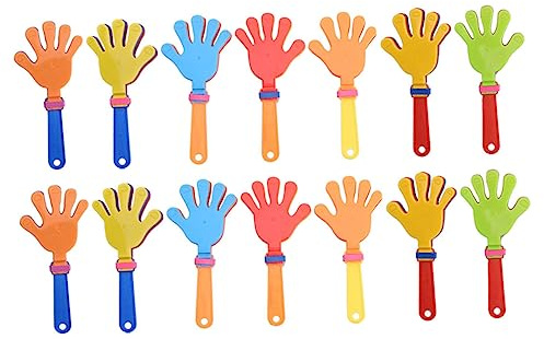 LABRIMP 20 Pezzi Clappers in Plastica per Giocattolo Rumoroso per Feste e Compleanni Accessori Party Sicuri e Facili da Usare Colori Casuali Colore Casuale
