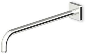 Zucchetti Rubinetteria Z93033 Braccio Doccia Orizzontale per Soffione 35 Cm, Grigio