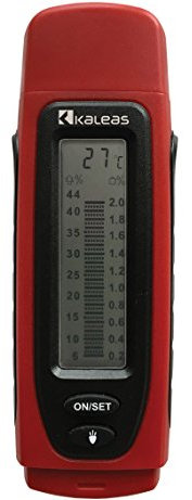 Kaleas Feuchtemesser MD-15 Feuchtemessgerät Feuchteindikator für Holz Brennholz und Baumaterialien wie Putz Estrich Beton Mörtel Gips sowie Papier (34035)