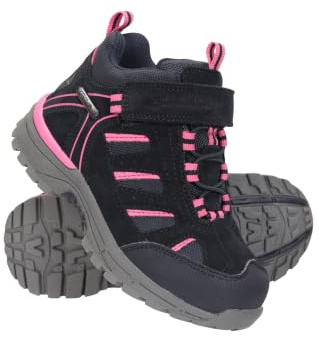 Mountain Warehouse Drift Wasserdichte Junior-Stiefel | Robust & atmungsaktiv, Profilsohle für sicheren Halt und Stabilität, Ideal zum Wandern, Spazieren & für Regentage