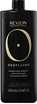 REVLON PROFESSIONAL Orofluido Acondicionador Radiante, Acondicionador Pelo con Aceite de Argán, Hidratante y Suavizante, Ayuda a Reparar el Cabello Dañado, 1000ml