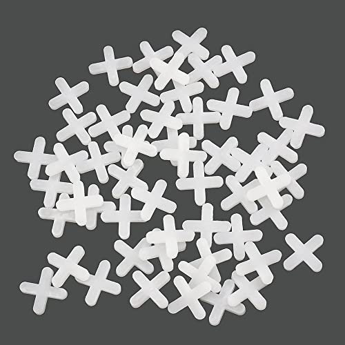 Separadores de Baldosas,1000 pcs Cruz de Azulejos Crucetas para Azulejos Espaciadores de Azulejos Cuñas Niveladoras Suelo Juntas Azulejos(5mm)
