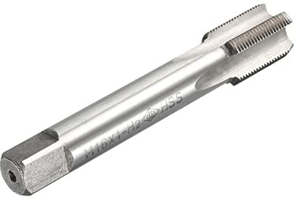 QUARKZMAN M16 x 1 Métrica Rosca Fresado Machos x 1uds H2 Recto Flautas Máquina Macho para Rosca Reparación, [Alta Velocidad Acero, Sin Recubrimiento]