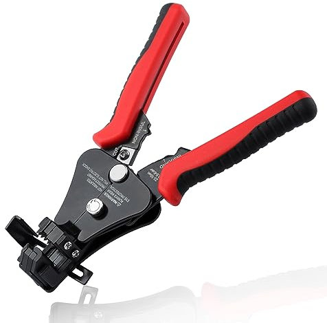 LEONTOOL 3 in 1 Automatic Wire Stripper Tool 7-Inch Heavy Duty Wire Stripping Crimping Cutting Pliers for 8-18 AWG Solid and Stranded Electrical Wire, Multifunctional Hand Tool for Electrician