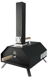 Wood Fired Pizza Oven – Includes Pizza Stone, Paddle & Cover!