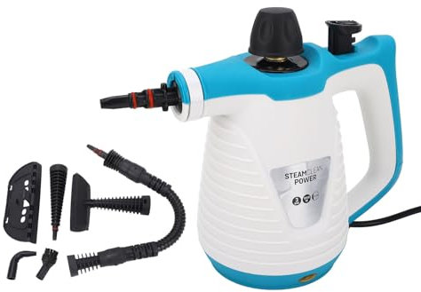 FLEXMAN Nettoyeur Vapeur Portable 350 ml, 900 à 1050 W, Multifonction, Portable, pour Tissus d'Ameublement, Nettoyage pour Cuisine, Salle de Bain, Coin de Voiture