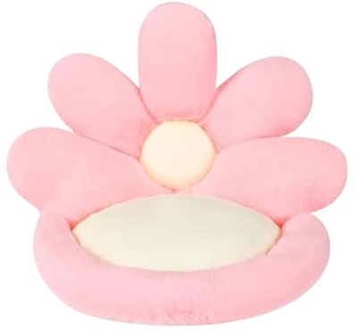 Cuscino a Forma di Fiore 50 cm per Pavimento e Schienale - Comodo Cuscino per Sedia in Peluche, Seduta per Divano Domestico