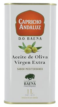 Capricho Andaluz - Aceite de Oliva Virgen Extra D.O. Baena Lata, 1 L