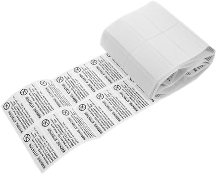 Gadpiparty 200pcs Choking Warning Stickers Self-Adhesive Labels for Toys and Polybag Packaging Safety Decals for Items Not Suitable for Children Under 3 Years