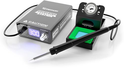 Mechanic T12 Pro LED Digital Display Soldering Station Electric Soldering Iron Fast Heating Intelligent Anti-Static Thermostat
