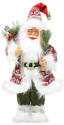 Figure di Babbo Natale per interni, statuetta di Babbo Natale per Natale, statuetta di Natale per feste di celebrazione tavolo da pranzo scaffale davanzale della finestra