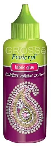 Colla per tessuti non Stitch adesivo trasparente da colla paillettes a forma di diamante colla adesivo per tessuto, neutro, 80ml